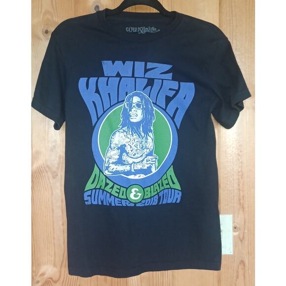 Wiz Khalifa T-Shirt Men's Small Dazed and Blazed Summer 2018 Tour Hip Hop Rap - Picture 3 of 5